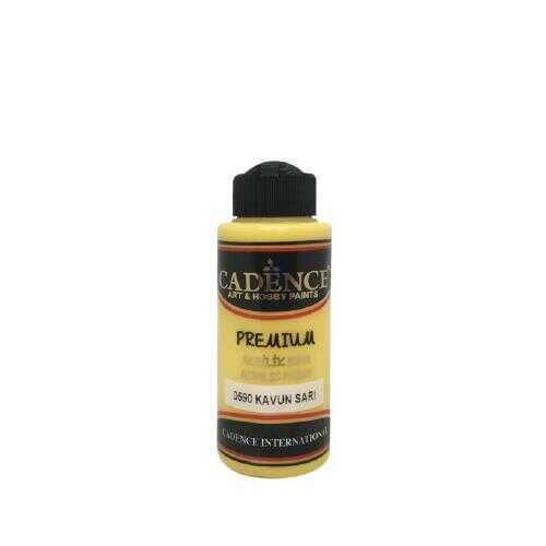 Cadence 0590 Kavun Sarı Premium Akrilik Boya 120 ML - Cadence