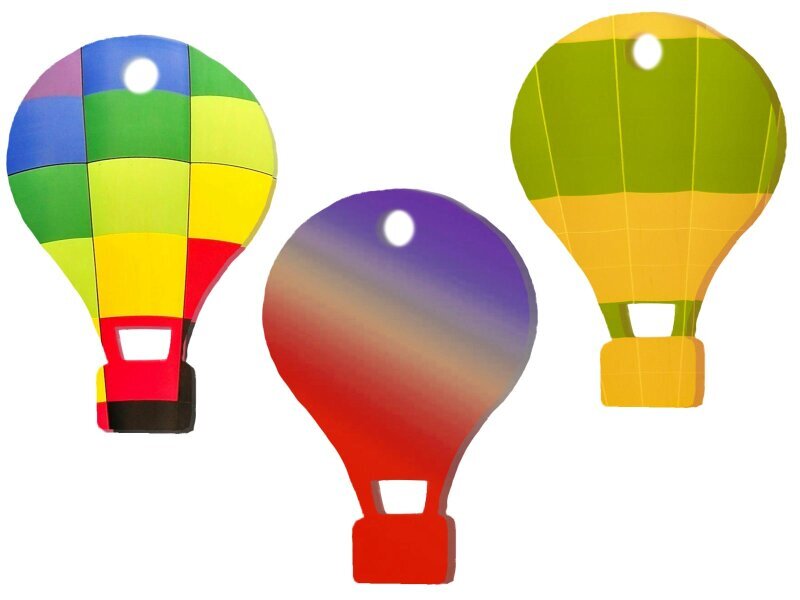 12'li Kapadokya Balonu Anahtarlık Epoksi Kalıbı EPK-895 - 2