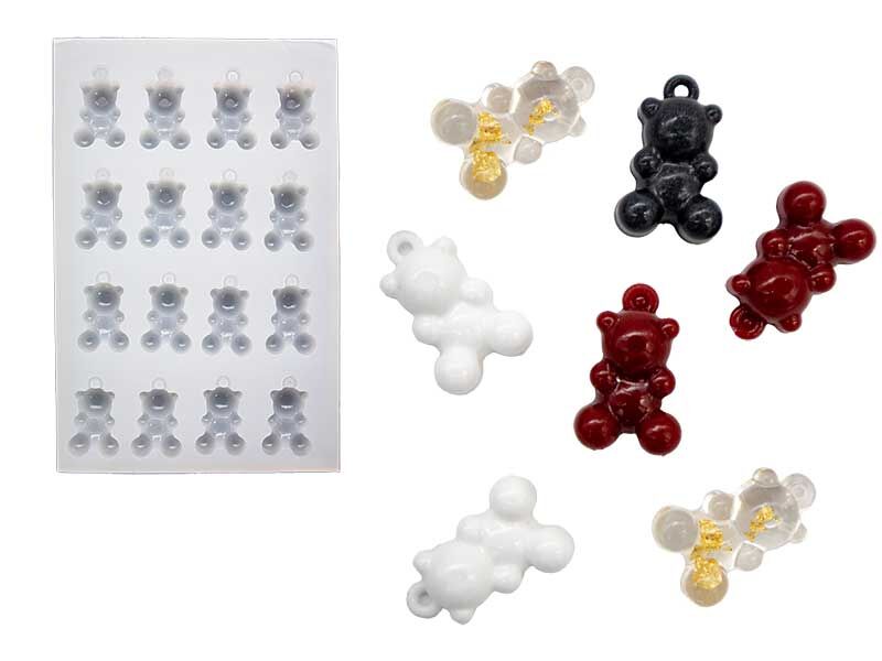 16'lı Ayıcık Haribo Küpe Epoksi Kalıbı EPK-557 - 1