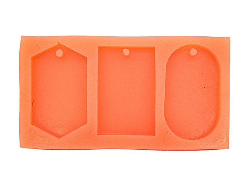 3'lü Altıgen Dikdörtgen Oval Şekilli Sabun Kalıbı SK-12 - 3