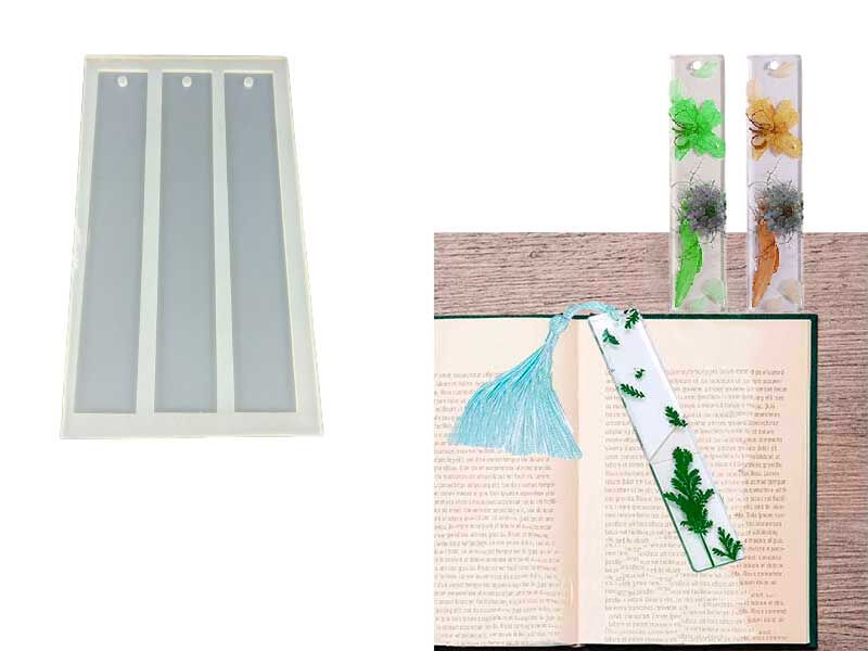3'lü Düz Model Kitap Ayracı Epoksi Kalıbı EPK-320 - 1