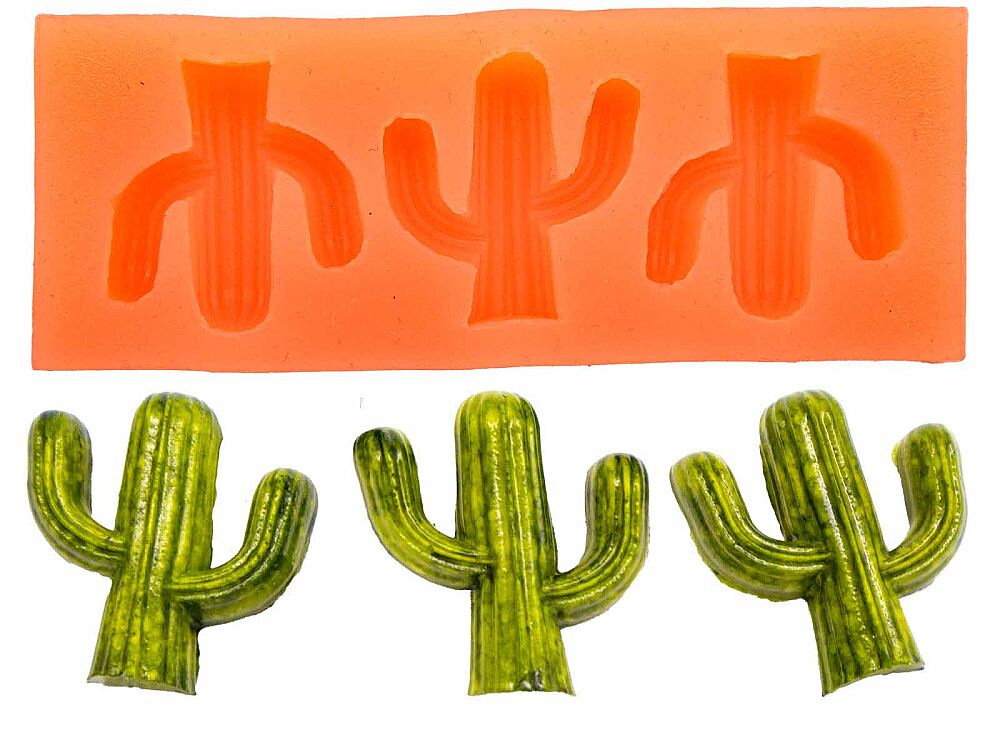 Kaktüs Silikon Kalıbı PANO-72 - 1