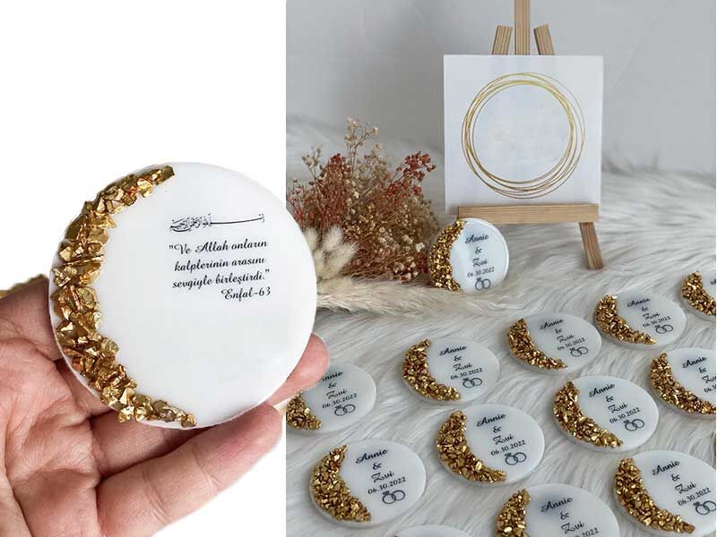6'lı Yuvarlak Magnet Epoksi Kalıbı EPK-328 - 2