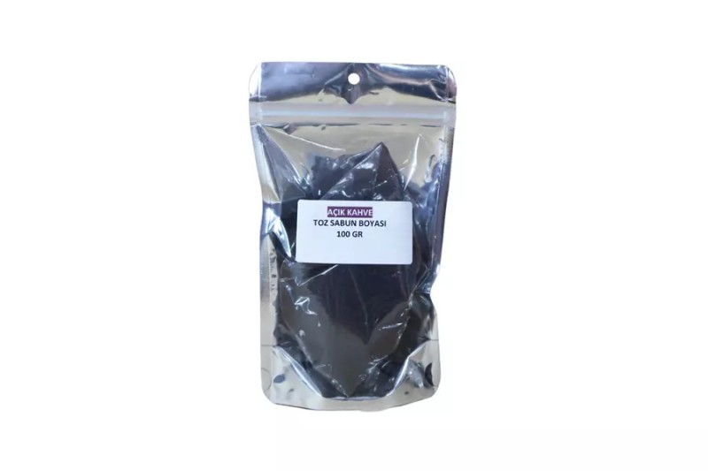 Açık Kahve Toz Doğal Sabun Boyası 100 GR - Kimyacınız