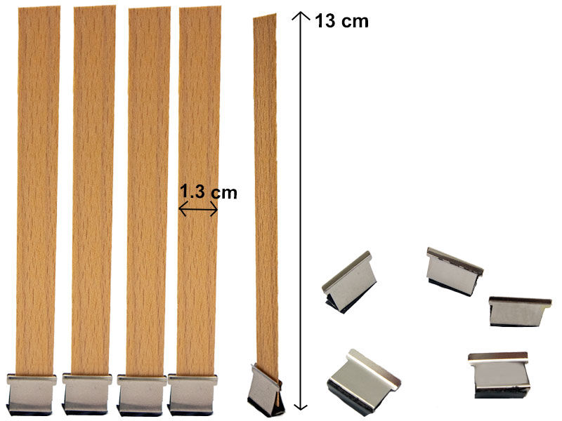 Ahşap Fitil 50 Adet - Yapışkanlı Set - 1