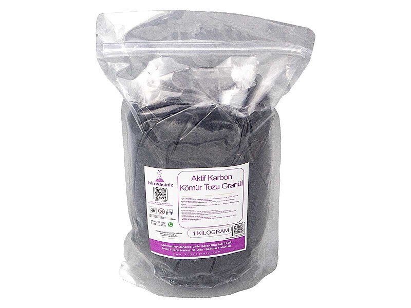 Aktif Karbon - Kömür Tozu Granül 1 KG - Kimyacınız