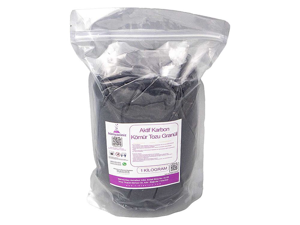 Aktif Karbon - Kömür Tozu Granül 1 KG - 1
