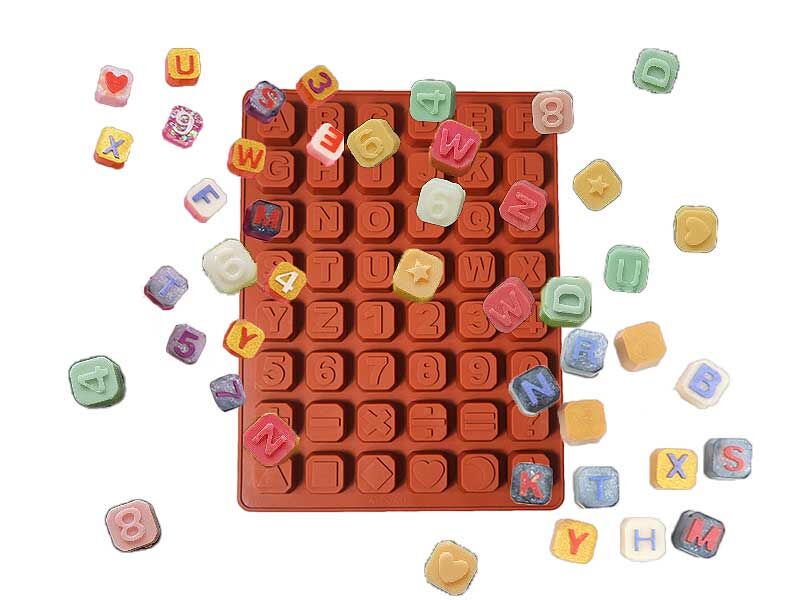 Alfabe Harf Silikon Çikolata Kalıbı KM-261 - 1