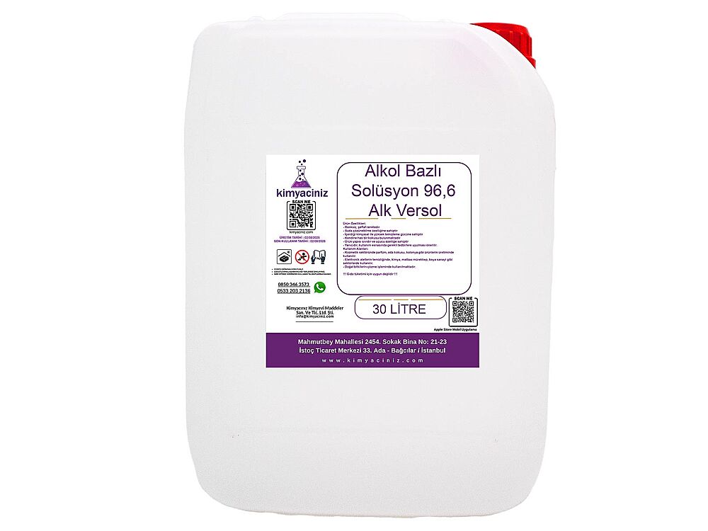 Alkol Bazlı Solüsyon 96,6 - Alk Versol 30 LT - 1