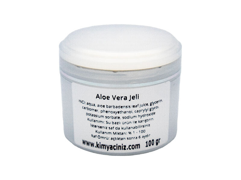 Aloe Vera Jeli 100 GR - Kimyacınız