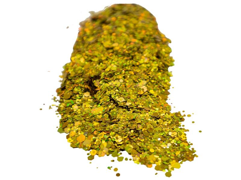 Altın Sarısı Glitter Sim Süsleme Aksesuarı 100 GR - 3