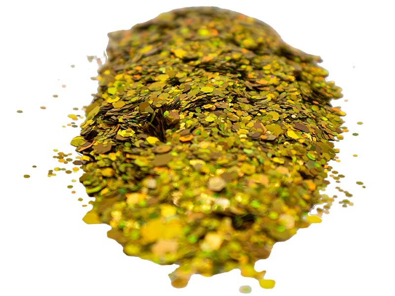 Altın Sarısı Glitter Sim Süsleme Aksesuarı 25 GR - Kimyacınız