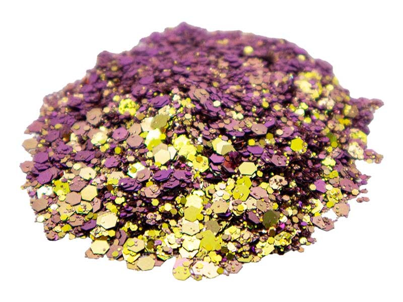 Altın Sarısı Holografik Glitter Süsleme Aksesuarı 25 GR - 2