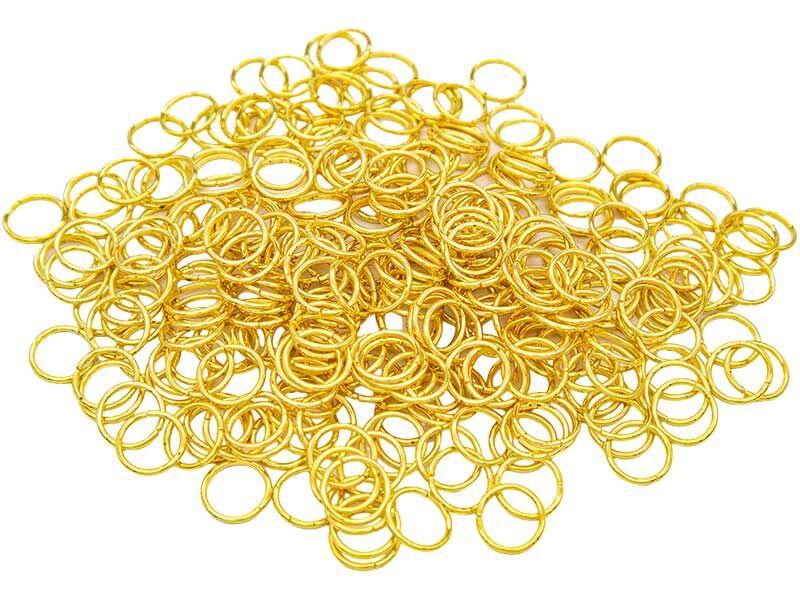 Altın Sarısı Kolye ve Anahtarlık Ucu Yuvarlak Kıskaç 100 GR - 1