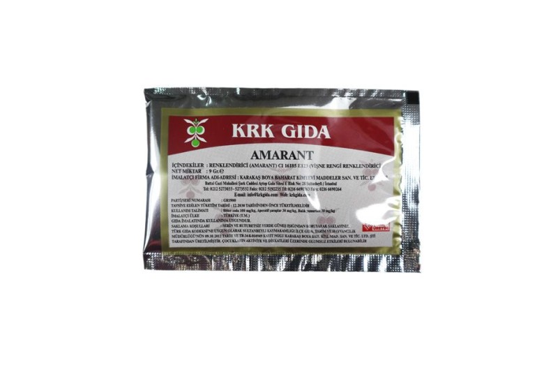Amaranth Vişne Gıda Boyası 9 GR - KRK GIDA