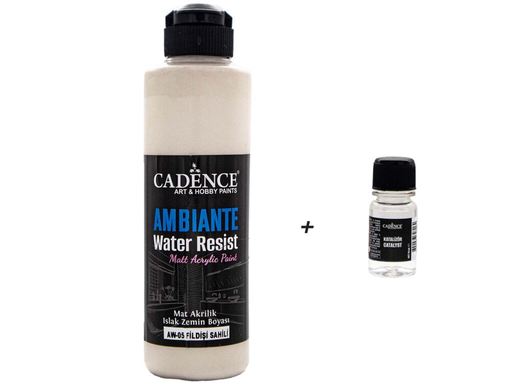 AW05 Ambiante Fildişi Sahili Islak Zemin Boyası 250 ML+ Katalizör 10 GR - 1