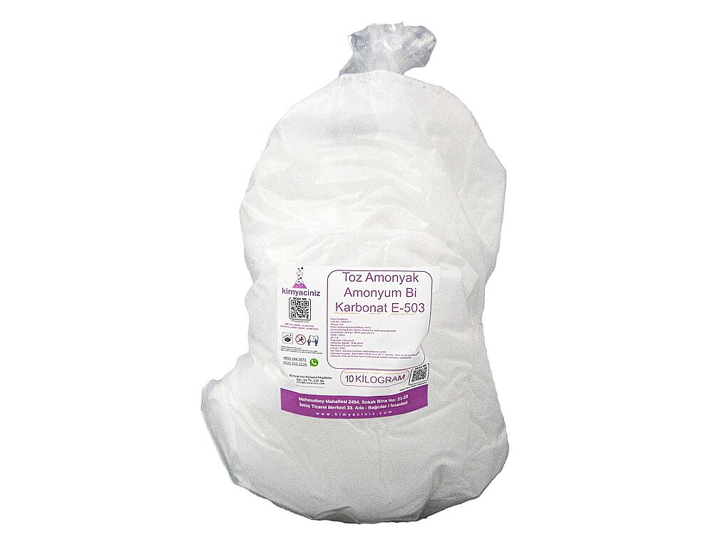 Toz Amonyak Amonyum Bi Karbonat E-503 10 KG - 1
