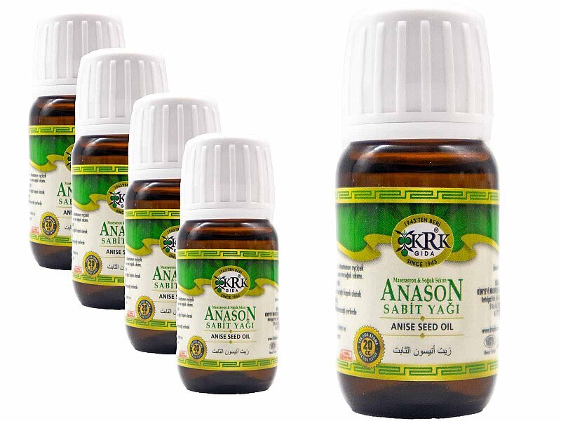 Anason Sabit Yağı 20 CC 12 Adet - KRK GIDA