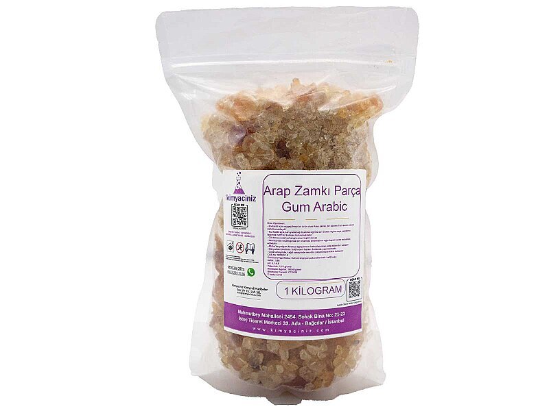 Arap Zamkı Parça - Gum Arabic 1 KG - Kimyacınız