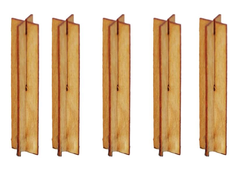 Artı Model Ahşap Fitil 10 Adet - Kimyacınız