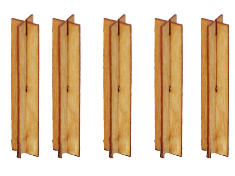 Artı Model Ahşap Fitil 10 Adet - 1