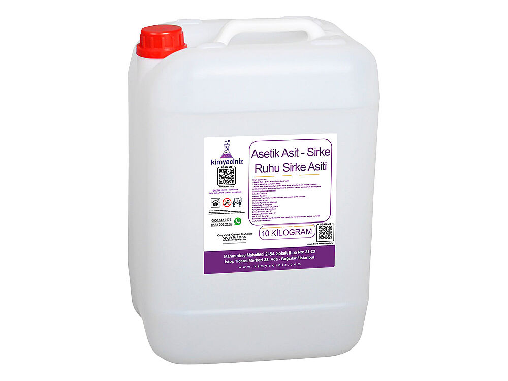 Asetik Asit - Sirke Ruhu Sirke Asiti 10 KG - 1