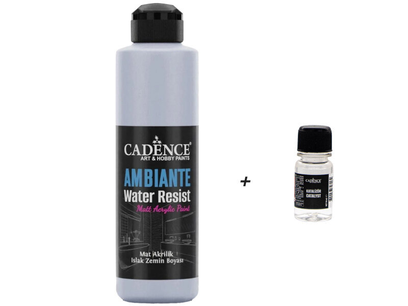 AW08 Ambiante Arduvaz Gri Islak Zemin Boyası 250 ML+ Katalizör 10 GR - Cadence