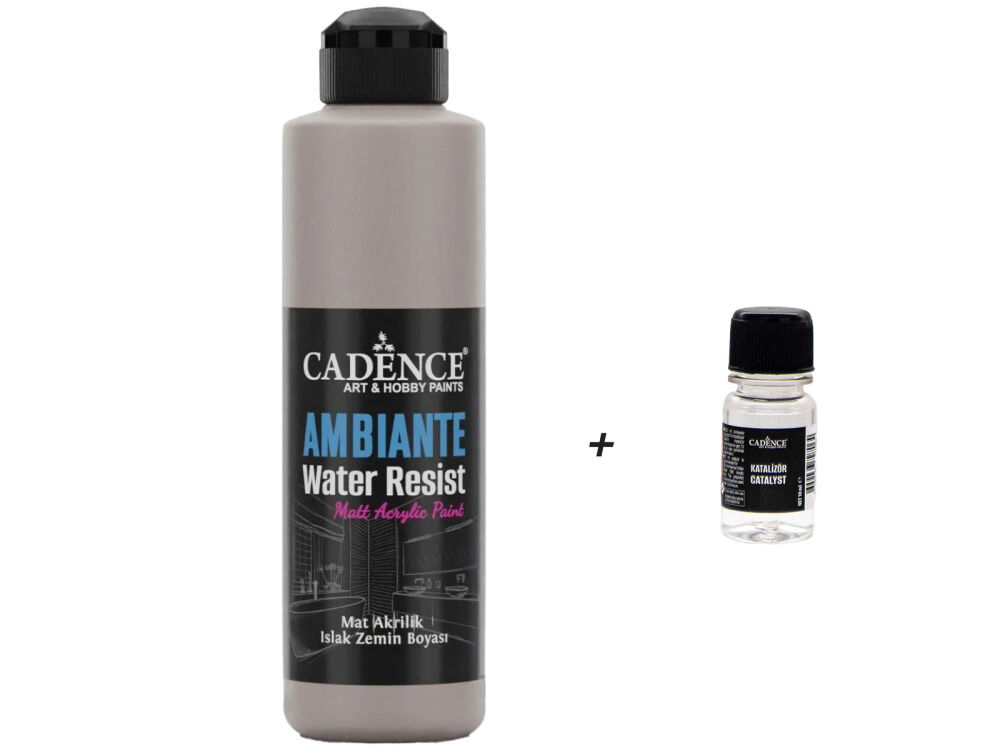 AW19 Ambiante Vizon Gri Islak Zemin Boyası 250 ML+ Katalizör 10 GR - 1