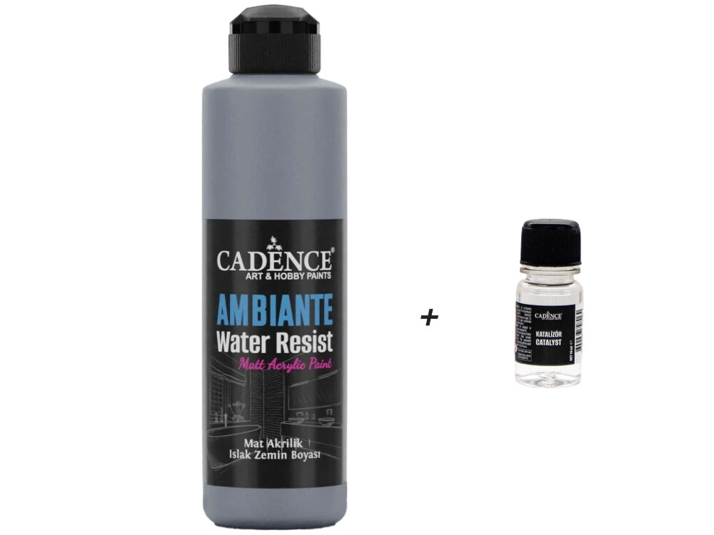 AW21 Ambiante Koyu Gri Islak Zemin Boyası 250 ML+ Katalizör 10 GR - 1