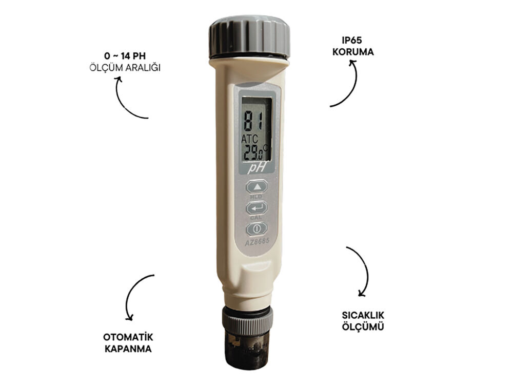 AZ 8685 Dijital pH Metre (Kalem Tipi) - 5