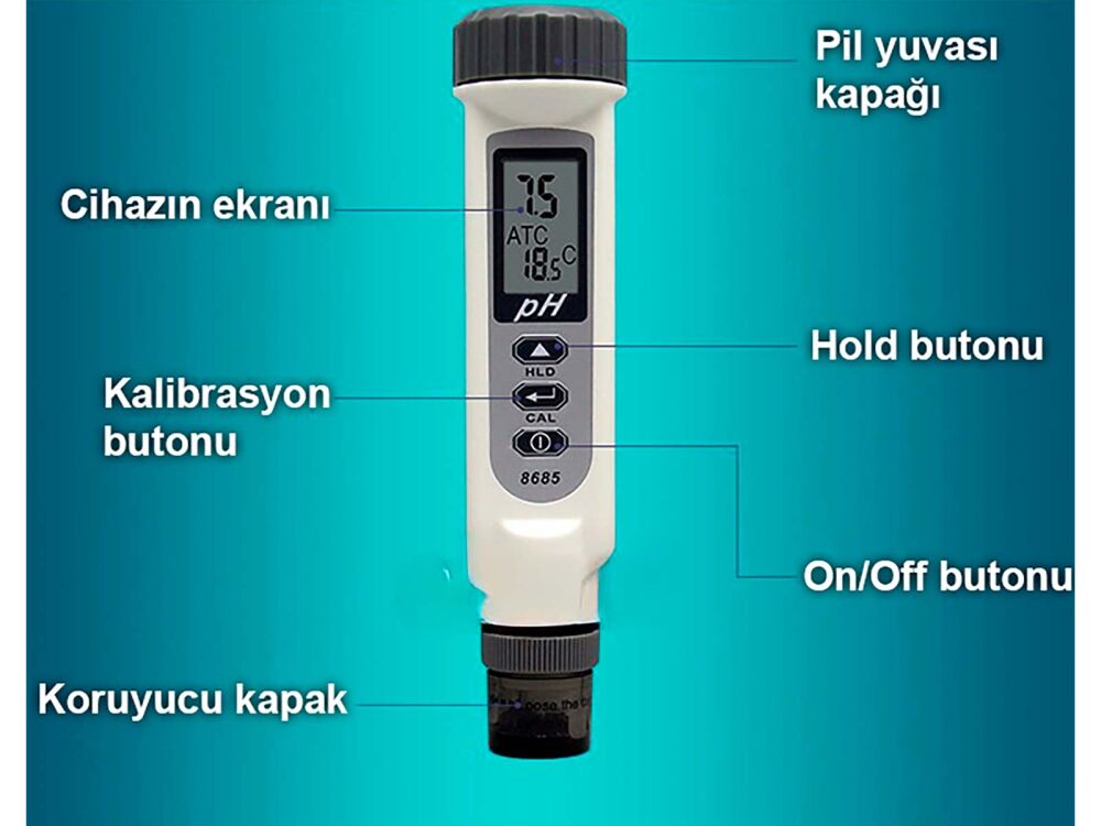 AZ 8685 Dijital pH Metre (Kalem Tipi) - 6