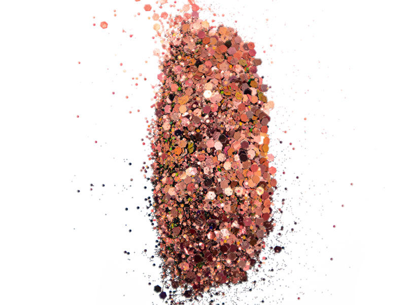 Bakır Holografik Glitter Süsleme Aksesuarı 25 GR - 1