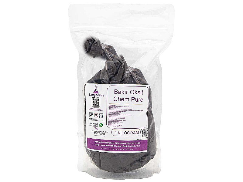 Bakır Oksit Chem Pure 1 KG - Kimyacınız