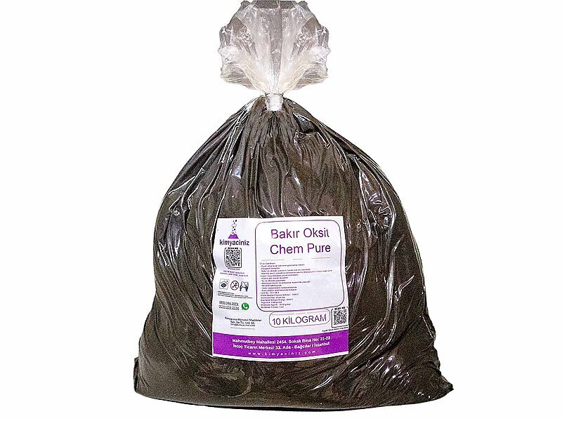 Bakır Oksit Chem Pure 10 KG - Kimyacınız