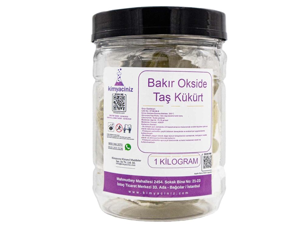 Bakır Okside - Taş Kükürt 1 KG - 1