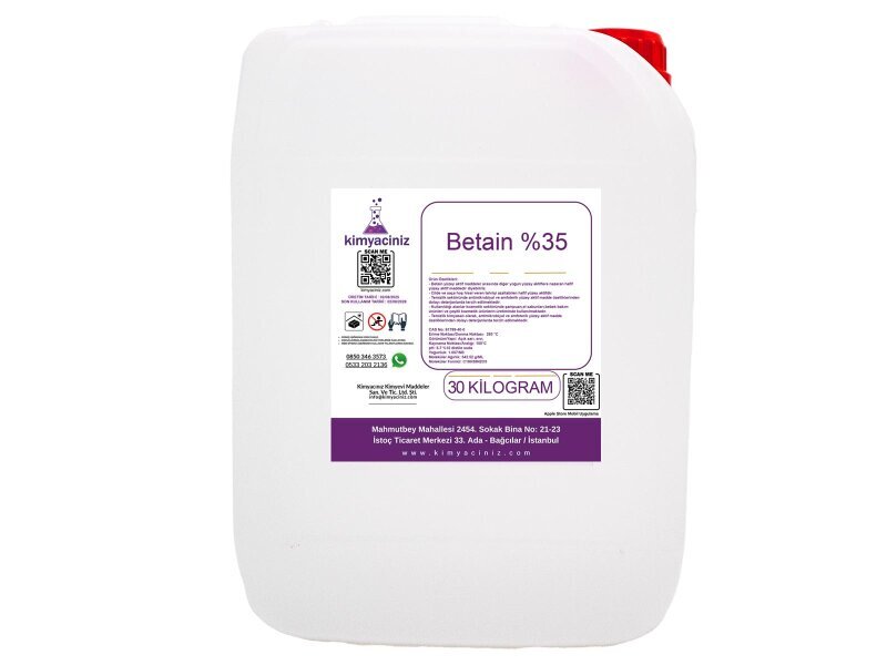 Betain %35 - 30 KG - Kimyacınız