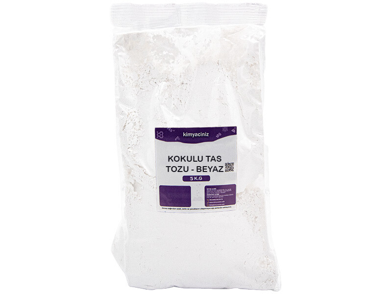 Beyaz Kokulu Taş Tozu 5 KG - Kimyacınız