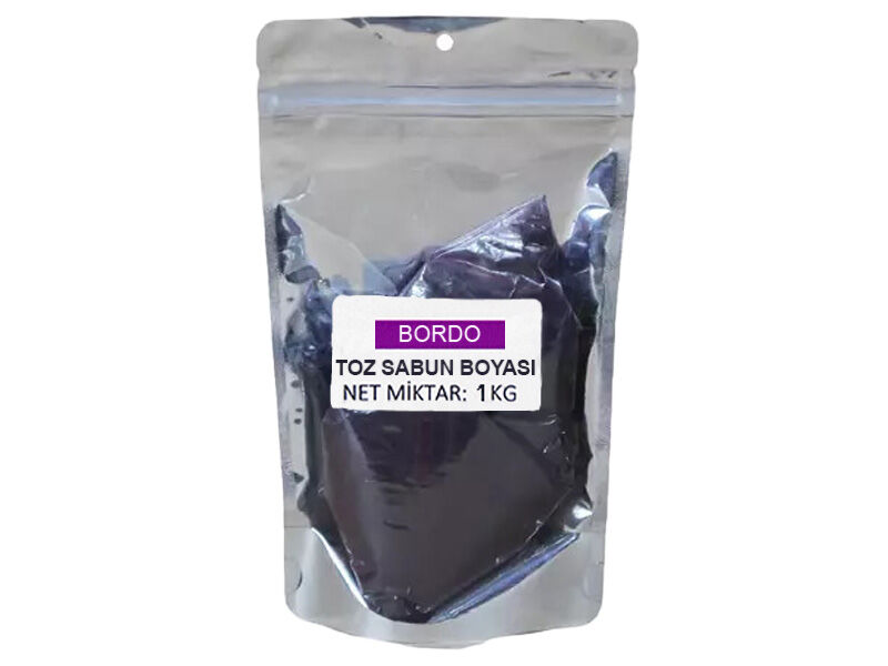Bordo Toz Doğal Sabun Boyası 1 KG - 1
