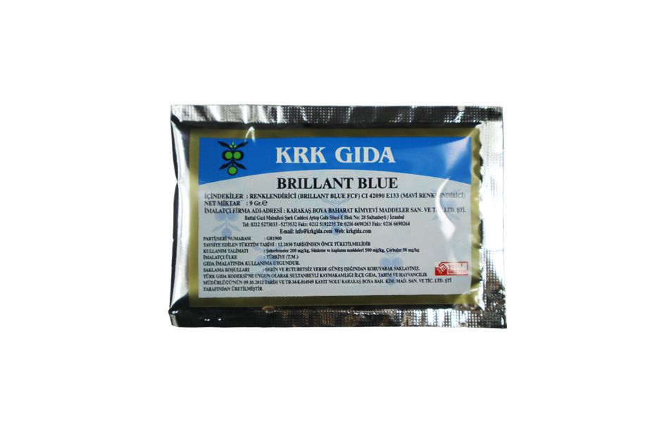 Brilliant Blue FCF Açık Mavi Gıda Boyası 9 GR - 1