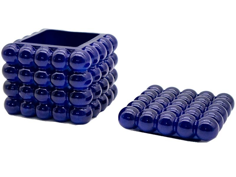 Bubble Kapaklı Beton Saksı Silikon Kalıp B-112 - 4