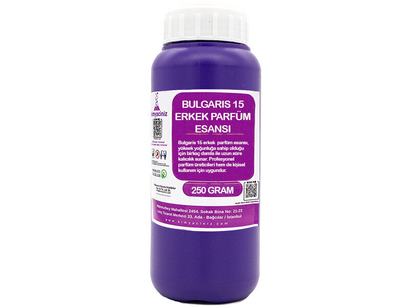 Bulgaris 15 Erkek Parfüm Esansı 250 Gram - Kimyacınız