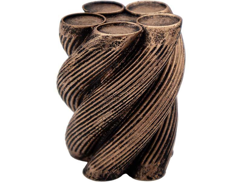 Burgu Sarmal Silikon Mum Kalıbı M-176 - 6