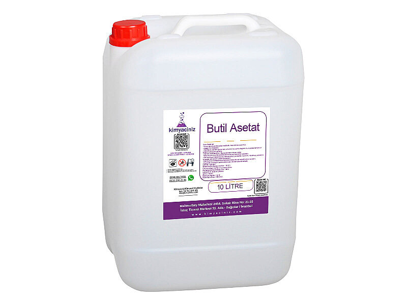 Butil Asetat 10 LT - Kimyacınız