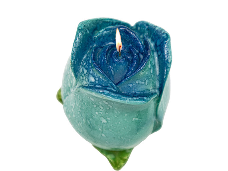 Büyük Goncagül Silikon Mum Kalıbı M-119 - 7