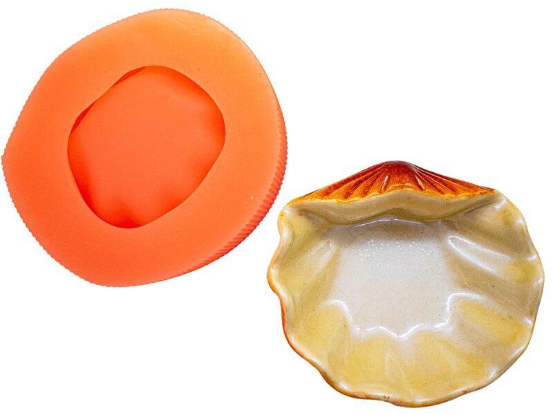 Büyük İstiridye Tabak Beton Saksı Kalıbı B-136 - Kimyacınız