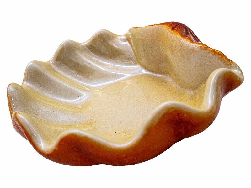 Büyük İstiridye Tabak Beton Saksı Kalıbı B-136 - 3