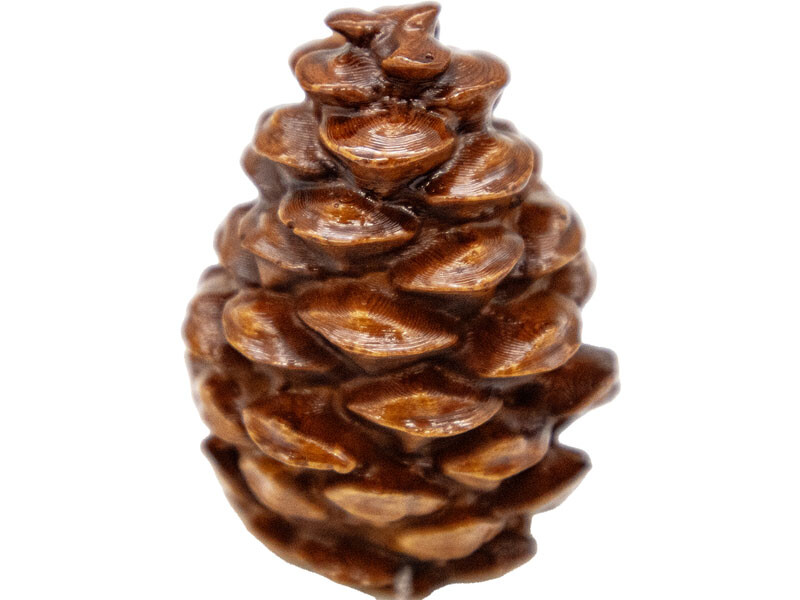 Büyük Kozalak Silikon Mum Kalıbı M-137 - 3