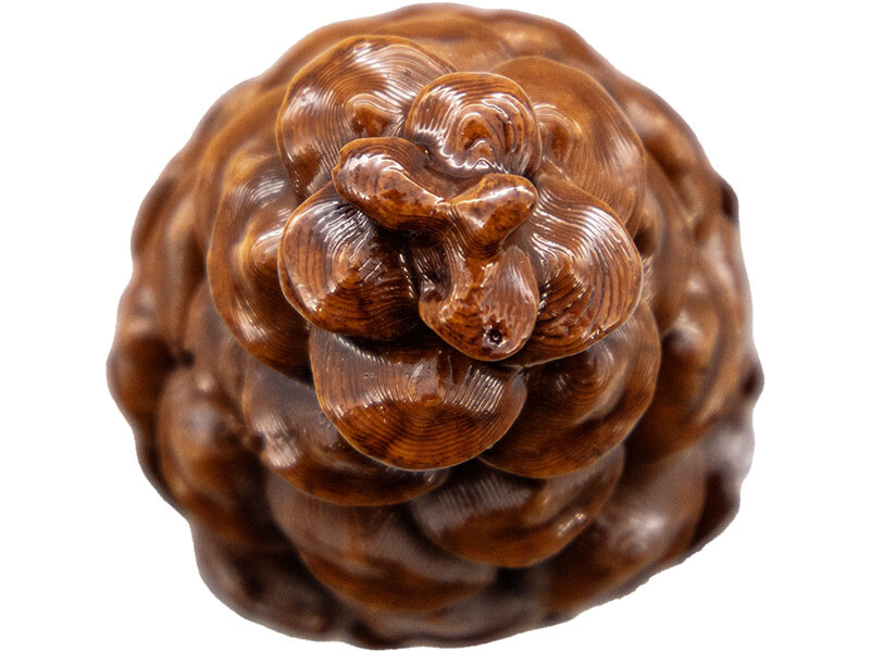 Büyük Kozalak Silikon Mum Kalıbı M-137 - 4