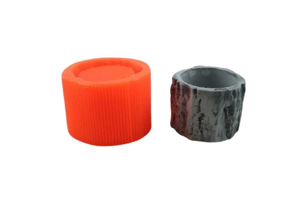 Büyük Kütük Beton Saksı Silikon Kalıbı B-78 - Kimyacınız