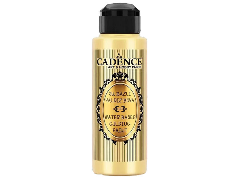 Cadence 120 Som Altın Yaldız Akrilik Boya 120 ML - Cadence